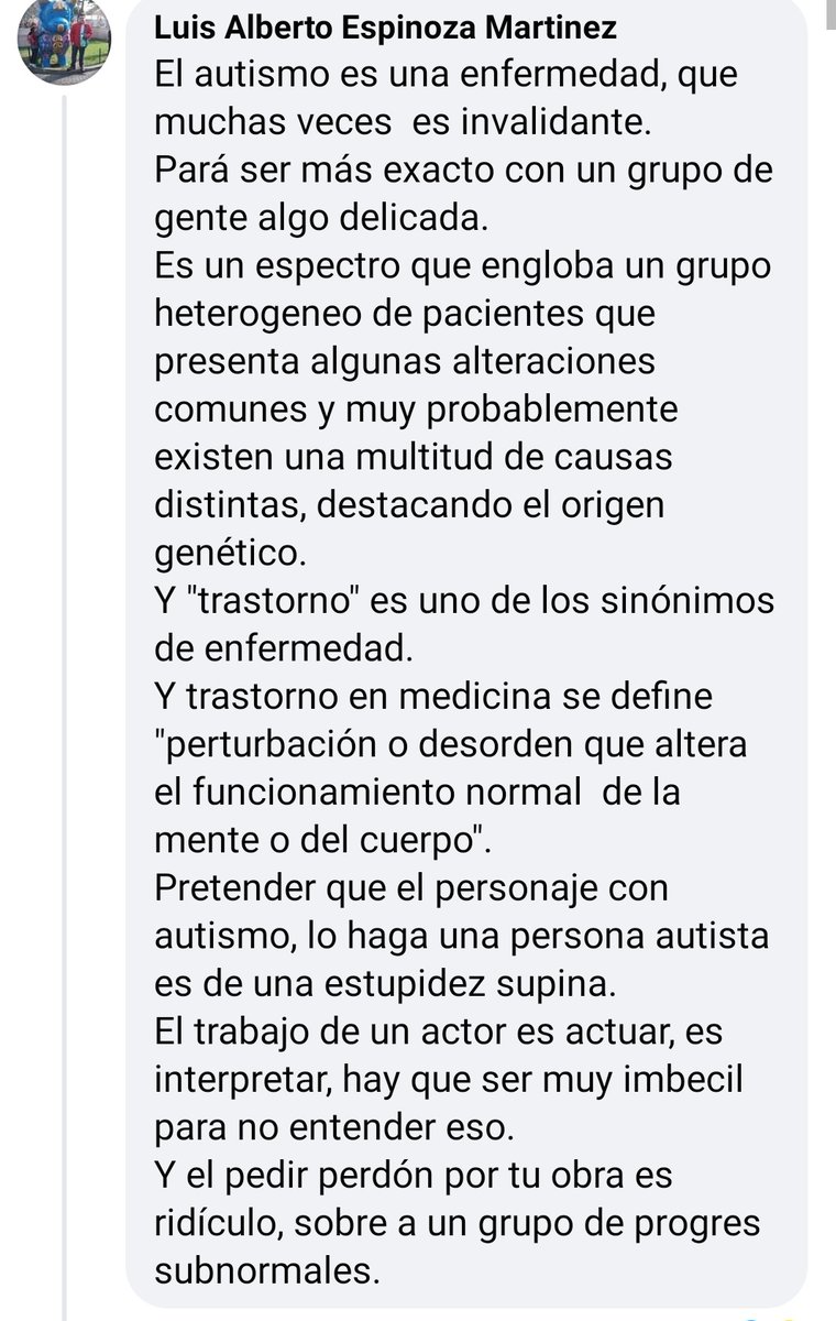 rlaracol's tweet photo. @AspautNacional @_Descubreme Como un neurólogo puede escribir este tipo de barbaridades? Trabaja en Red Salud CCHC en Santiago https://t.co/qzz9rAzL6C