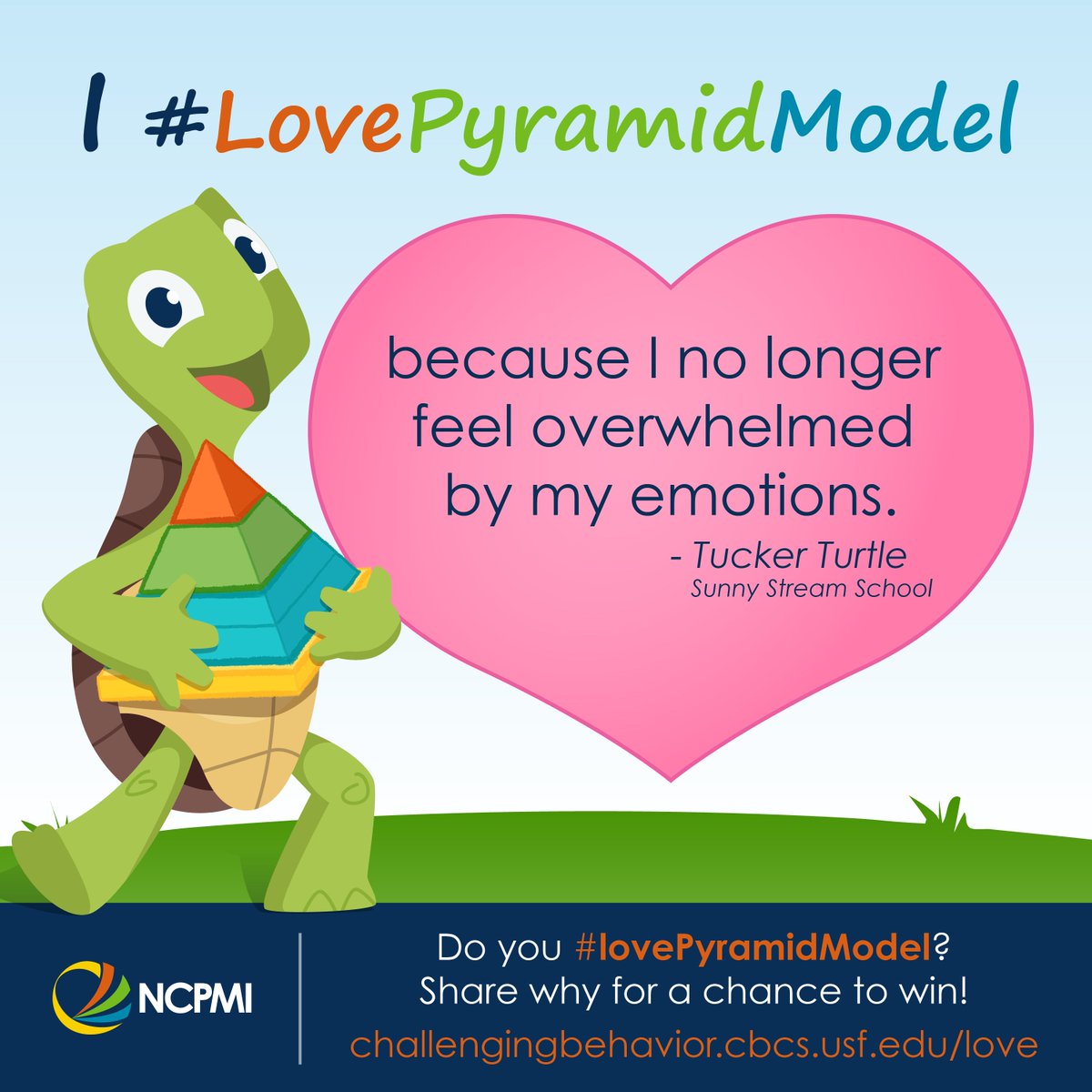 PyramidModel's tweet photo. We love seeing your posts so far. Keep them coming!
Post with #LovePyramidModel through π's Day for a chance to win a copy of "Unpacking the Pyramid Model"!
More at https://t.co/jAm6SgANGp
#earlychildhoodeducation #preschool #childcare https://t.co/g9hI4p35wf