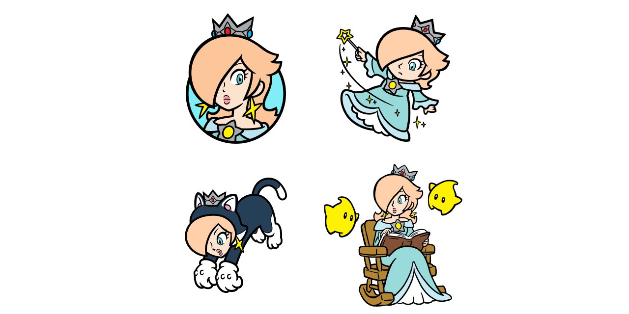 Super Mario 3d World Rosalina Stamp