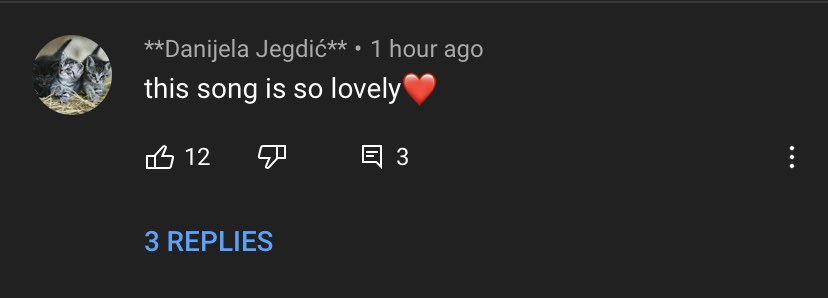 the gp comments under the defenceless lyric video; a thread
