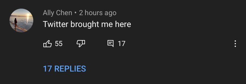 the gp comments under the defenceless lyric video; a thread