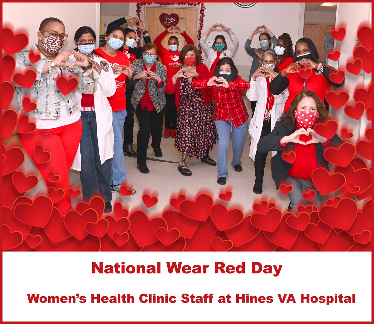 Caroline Ball, MD (@carolineaball) on Twitter photo Hines VA Women's Heart Clinic goes red for Women's Heart Health!! #GoRedforWomen #HeartMonth 
#GoRedforVeteranWomen Hines VA Women's Heart Clinic goes red for Women's Heart Health!! #GoRedforWomen #HeartMonth 
#GoRedforVeteranWomen