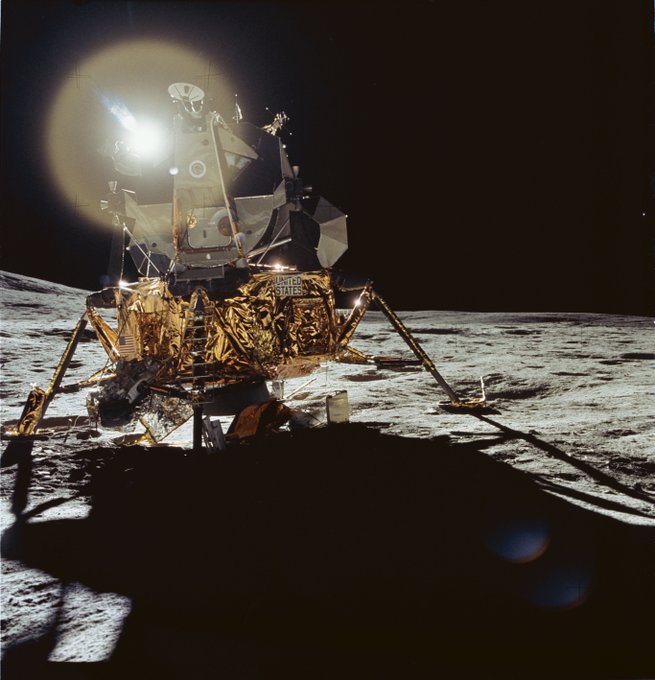 Apollo 14 Lunar Module on the Moon