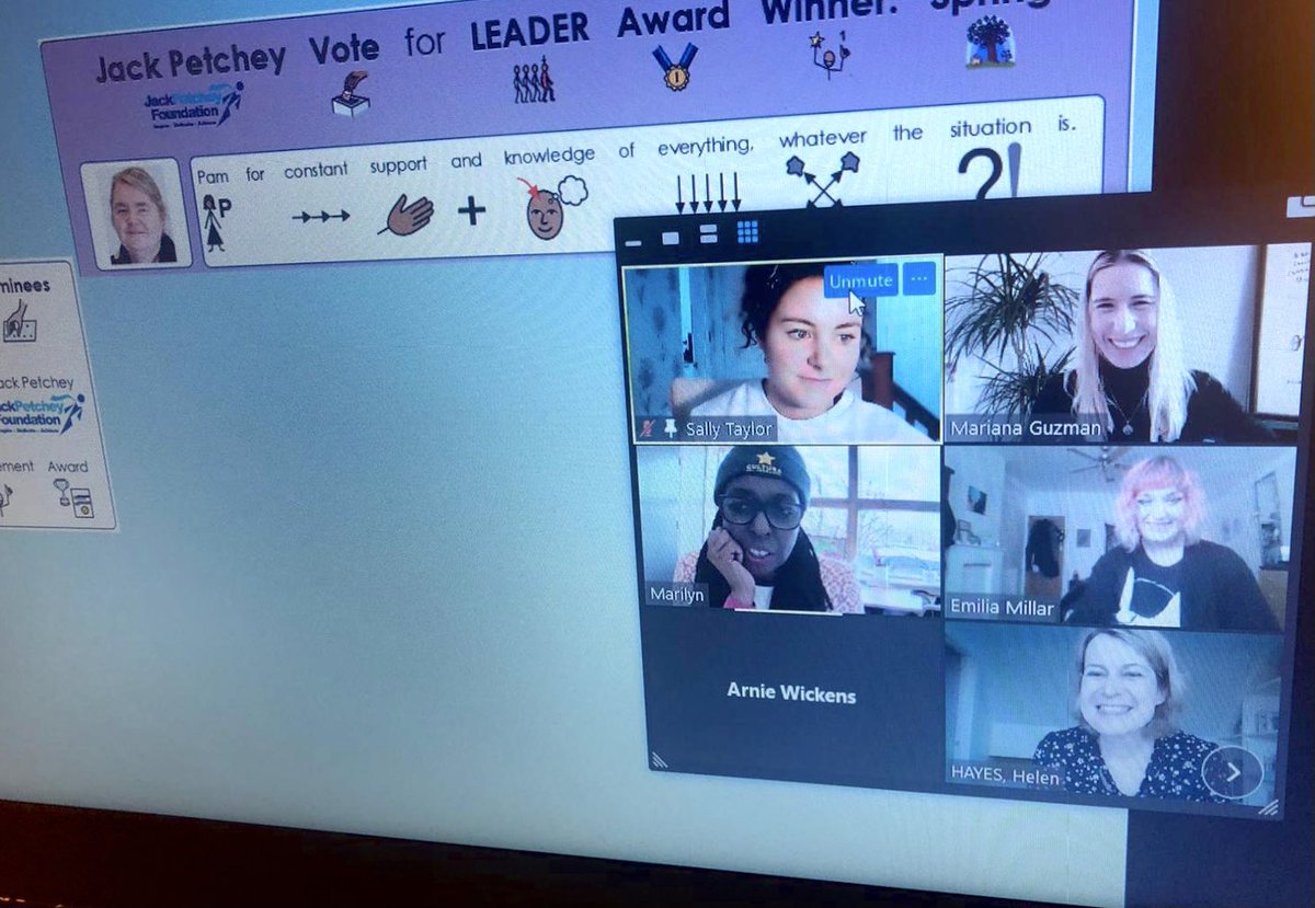 Marianamam's tweet photo. So happy to present the @JPFoundation award at our online assembly today and having @helenhayes_ as a special guest announcing the 5 student and lead nominees. I can’t wait to find out who the Jack Petchey winner will be next week @tippettschool 🎉 https://t.co/zvlqZLRVJ5