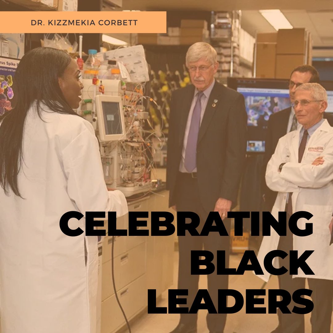 R5NSBE's tweet photo. Celebrating Dr.Kizzmekia Corbett
—
@KizzyPhD , a viral immunologist &amp; research fellow in the Vaccine Research Center of the National Institute of Allergy &amp; Infectious Diseases, is the lead scientist on the team that developed the Moderna COVID-19 vaccine (CNBC)

#BlackLeaders https://t.co/89BqGROVy3