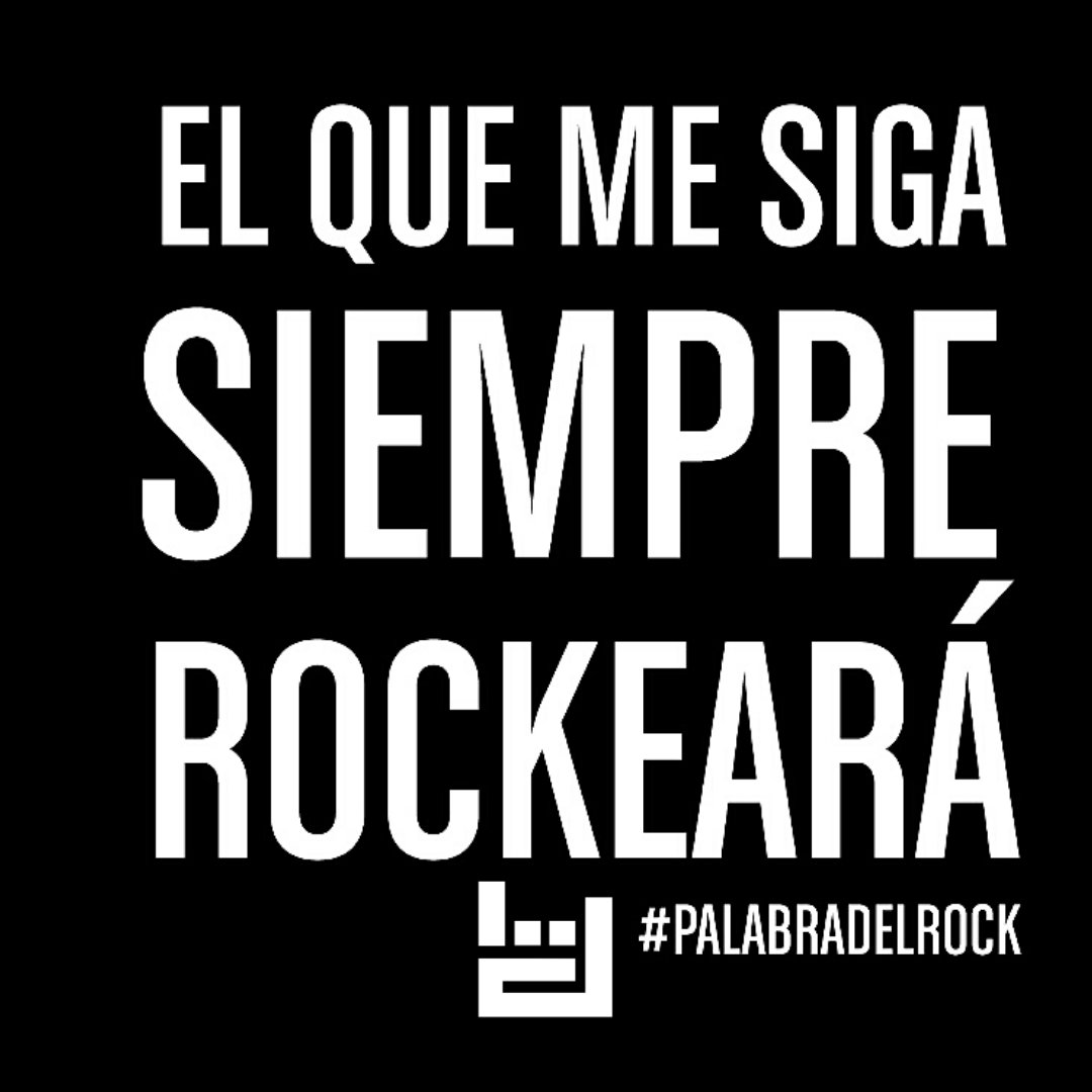 El que me siga encontrara la luz en la PALABRA DEL ROCK estamos en Instagram como la palabra del rock #noticias #rockenespañol