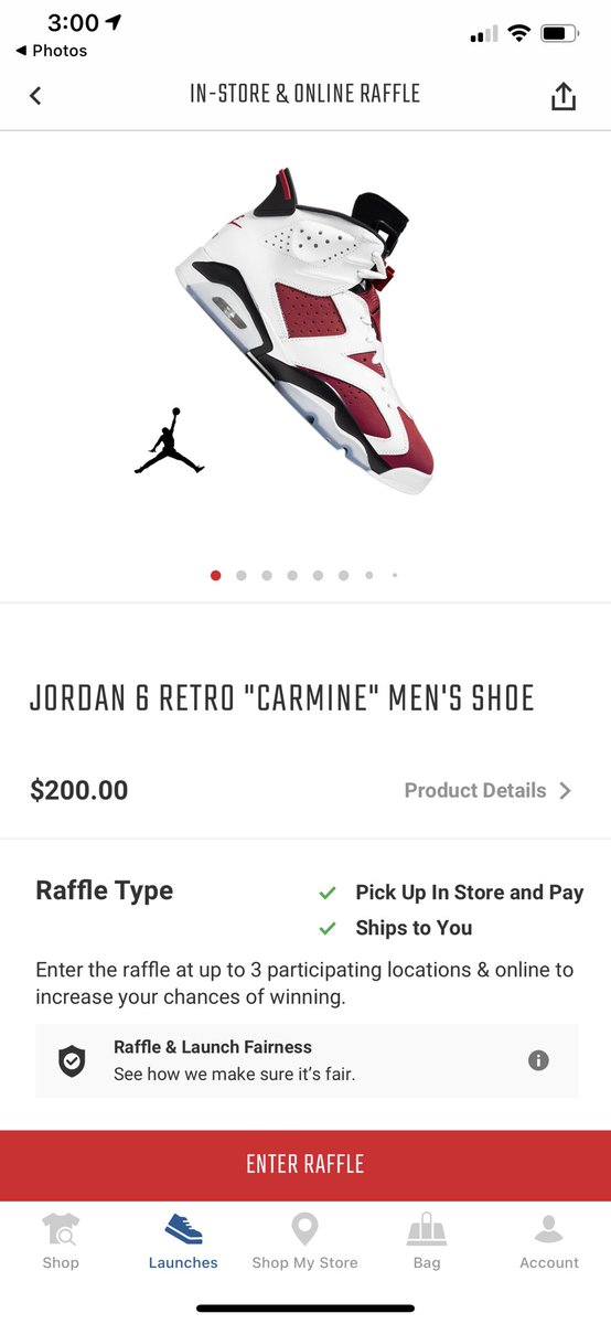 hibbett raffle jordan 1
