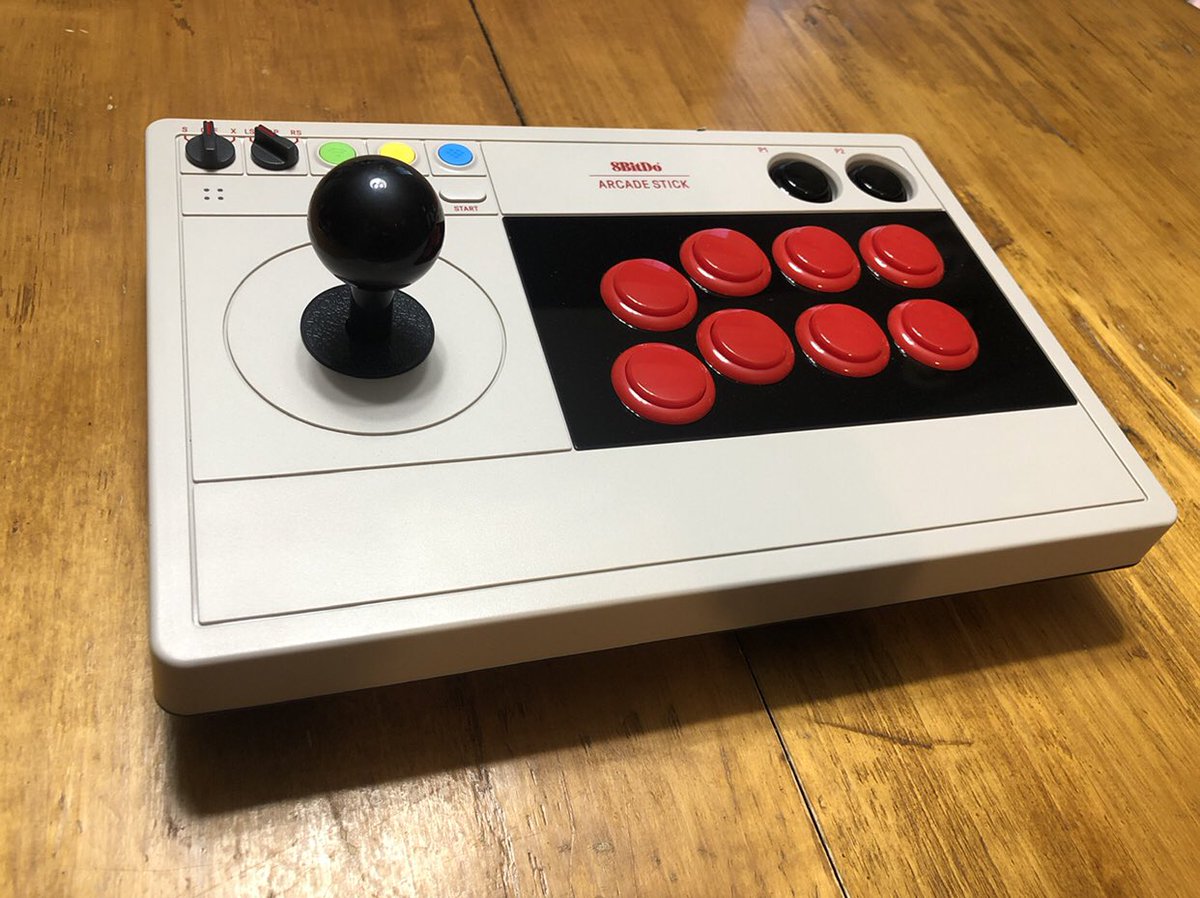 Happy #FightStickFriday!

Today we are featuring the <a href="/8BitDo/">8BitDo</a> Arcade Stick!

With a classic design and a Dynamic Button Layout that changes to match Nintendo Switch or PC inputs, this is definitely a one of a kind stick. 

Expect our full review soon!