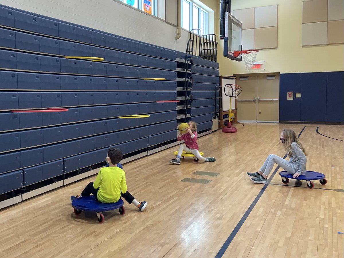 Grade 3 students worked on their hand-eye coordination and shooting skills by playing Scooter Shooter. Ms.  <a href="/AshlynDerosier/">Ashlyn Derosier</a> used this lesson as her 1st observation with her <a href="/SC_PEHE/">SCPEHE</a> supervisor via zoom.