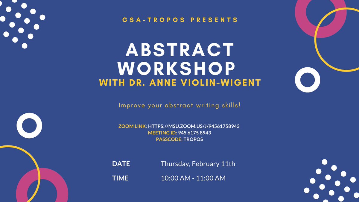 MSU-GSA-TROPOS tweet media