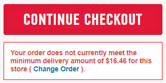 EpieCurus's tweet photo. I get a coupon for a free pizza for #Dominos which was delivery only so I was like "awesome!" Then I'm told at least 16 dollars need to be spent to get it delivered at the checkout. Fuck you @dominos this is some S-tier bullshit.
#dominosfall https://t.co/axvGFBfv4W