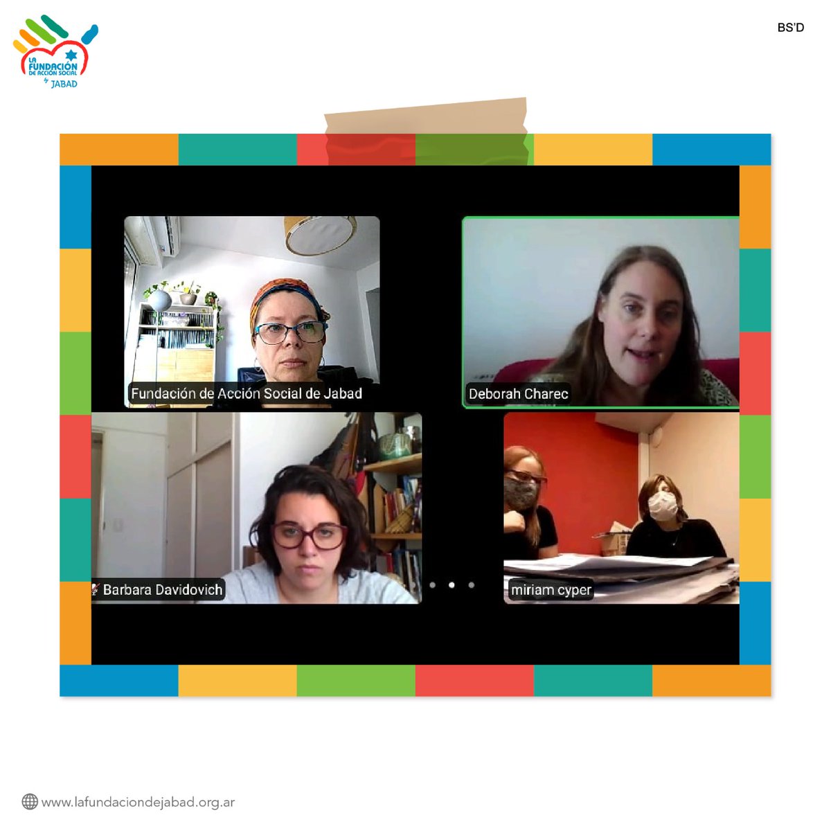 LaFunddeJabad's tweet image. El equipo de #Javaia, se reunió vía Zoom para proyectar las actividades que llevaremos adelante durante el año, con el objetivo de ofrecerles a nuestras personas mayores diferentes propuestas que las ayuden a mantener la vitalidad y la alegría que nos regalan día a día.