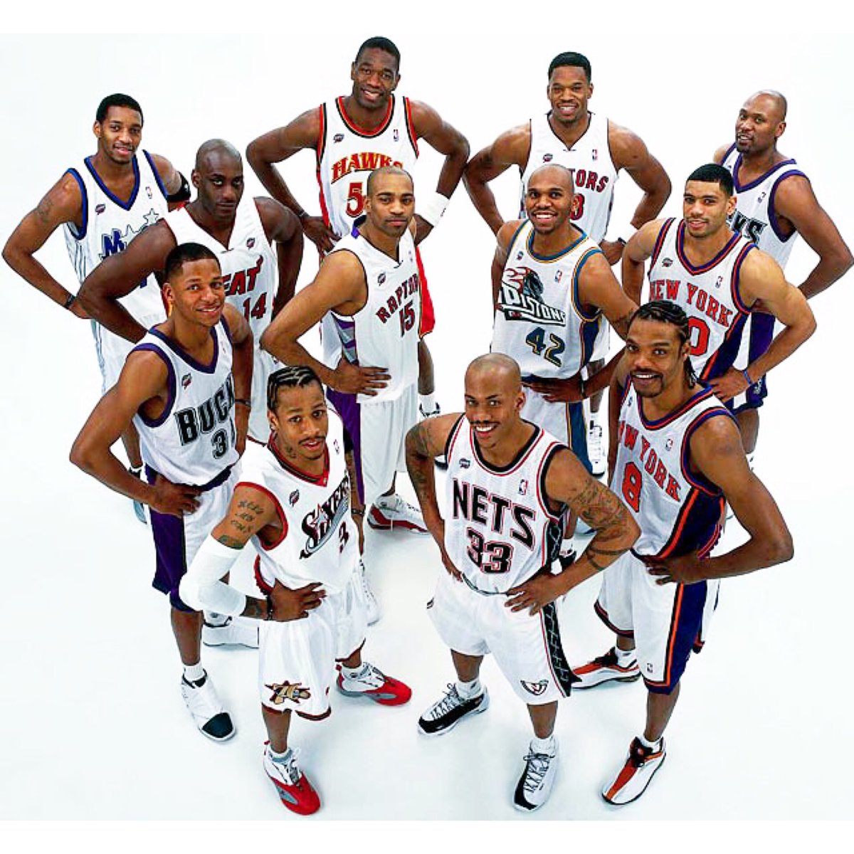 ThrowbackHoops's tweet photo. 2001 NBA All-Star Rosters 🔥 https://t.co/JL6VBWy4io