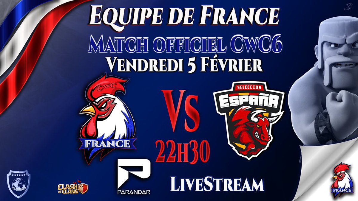 Team France CoC tweet media
