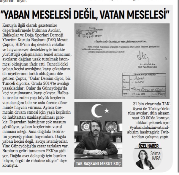 Amacı doğa ve Hayvan sevgisi olmayanların ve onların taşeronluğunu yapanların istekleri olmayacak.
#yabandabizimvatandabizim
