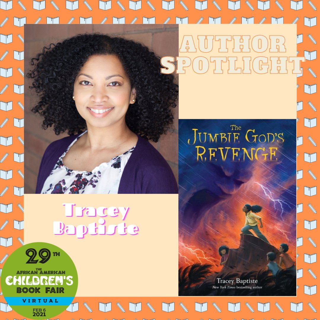 AACBookFair's tweet image. Author Spotlight: Tracey Baptiste | @TraceyBaptiste 

Thank you Tracey Baptiste for participating in the 29th Annual African American Children&apos;s Book Fair!