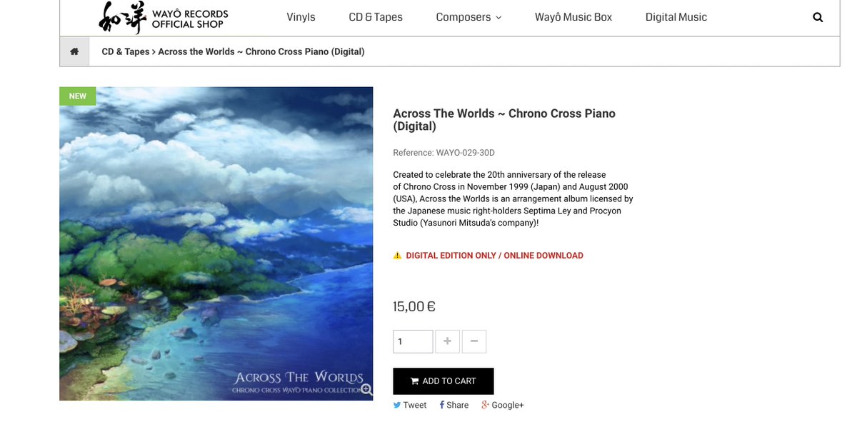 Across the Worlds ~ Chrono Cross Piano (Digital)