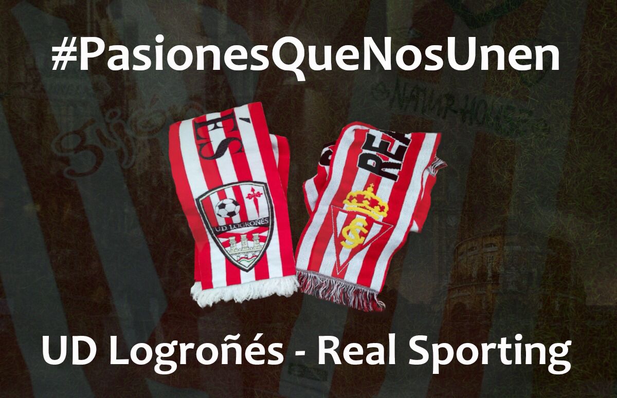Mañana no solo nos perdemos ver a nuestro equipo en el campo, también un día que podría haber sido muy especial para Logroño con la visita de nuestros queridos amigos del <a href="/RealSporting/">Real Sporting</a>
¡Volveremos a disfrutarnos!

#LogroñésSporting
#AúpaLogroñés
#PuxaSporting
#PasionesQueNosUnen