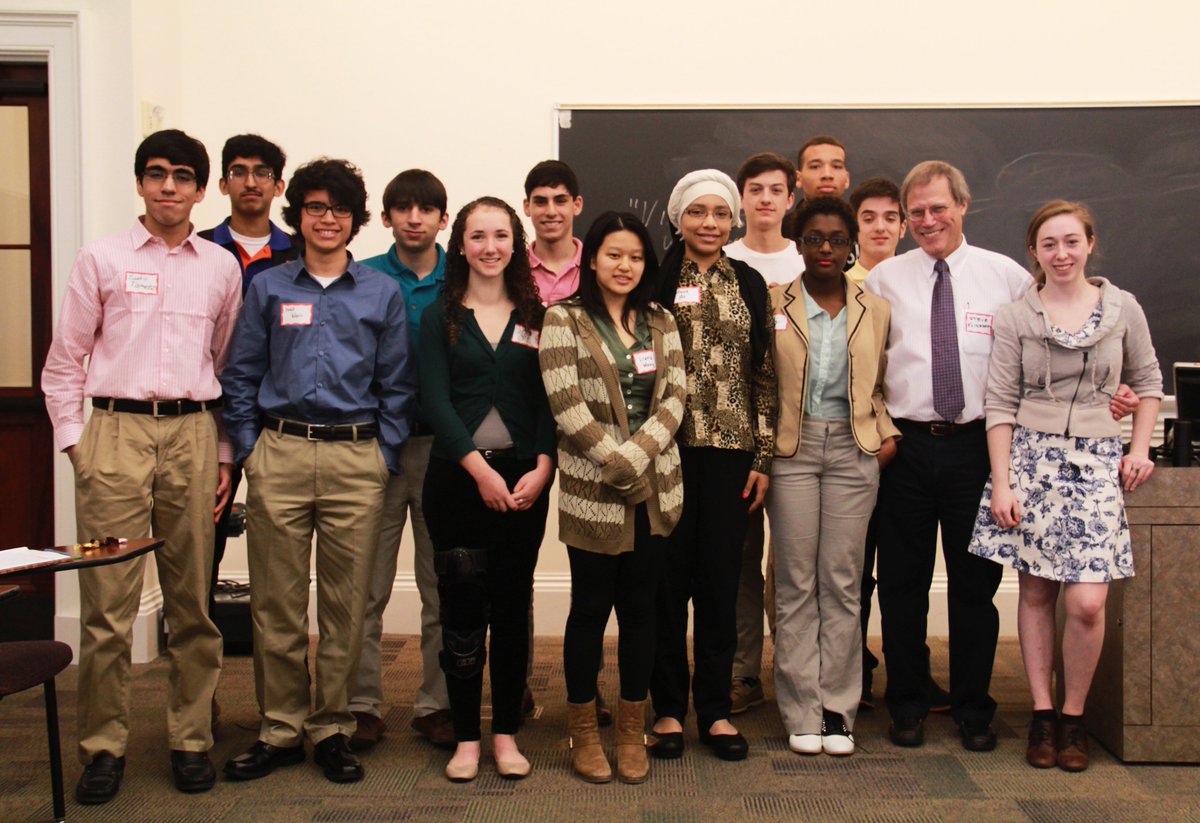 We started in 2014. Some high schools students met at the  @BakerInstitute which gave us a room. Our first meeting was with  @SteveKlineberg who taught us a little bit about Houston's history.