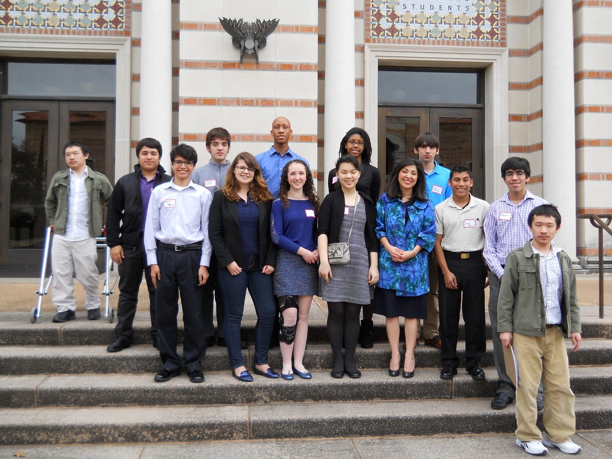 Shout out to  @amyfanamy, who calculated that students spend 16,000 hours in education before graduating. Isn't that crazy? We thought we should have a voice. So we pitched our ideas to  @julietstipeche - then an HISD board member - and she agreed to work with us. So we did