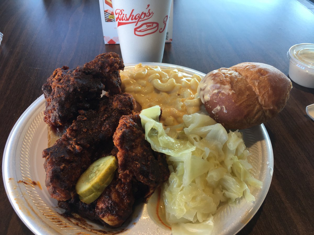 SLakePreds's tweet photo. @nashvillescene Bishop’s Meat & 3 my favorite #hotchickenweek21 stop! https://t.co/uS3KXABiz1
