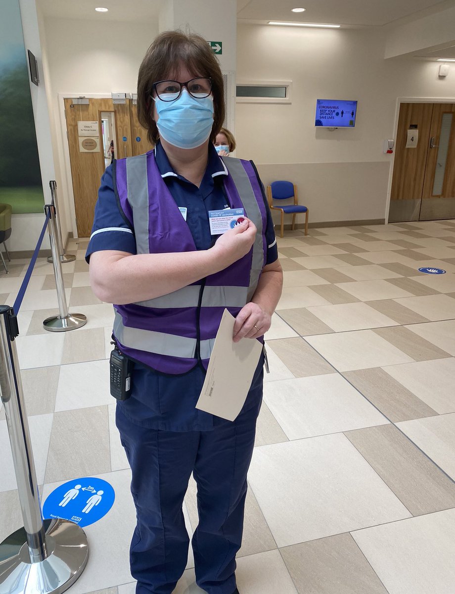 RoyalPapworth's tweet photo. Staff from all corners of our hospital have come together to support our #CovidVaccine clinic.

They have put in so much energy and so many hours, having already worked above and beyond for months, to run a smooth and safe service. Couldn’t be prouder 💙 https://t.co/pMgrakk10V