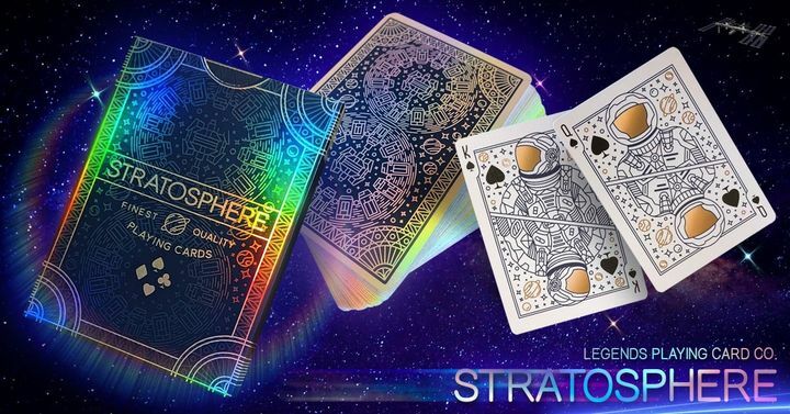 Science geeks! Magic lovers! Card enthusiasts!
Legends Playing Cards Co. brings you this futuristic deck made for your discerning tastes! Literally constructed of solar sail-quality, holographic Mylar, this deck will be a head-turner wherever in time and… ift.tt/1lXH7IB
