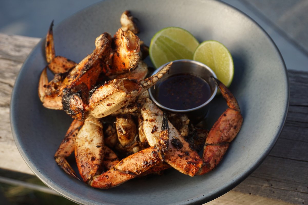 WHOLE GRILLED DUNGENESS CRAB
and more on our Mariscos María menu
order now for pickups today &amp; tomorrow 2:30-6:30
tacomaria.com/togo