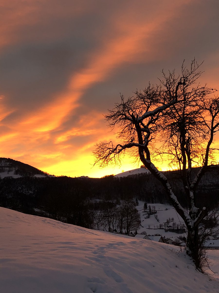 Iliandir's tweet photo. Think this is what some people go on holiday to see? #switzerland #winter #morgenstimmung https://t.co/vpqhmkiwuw