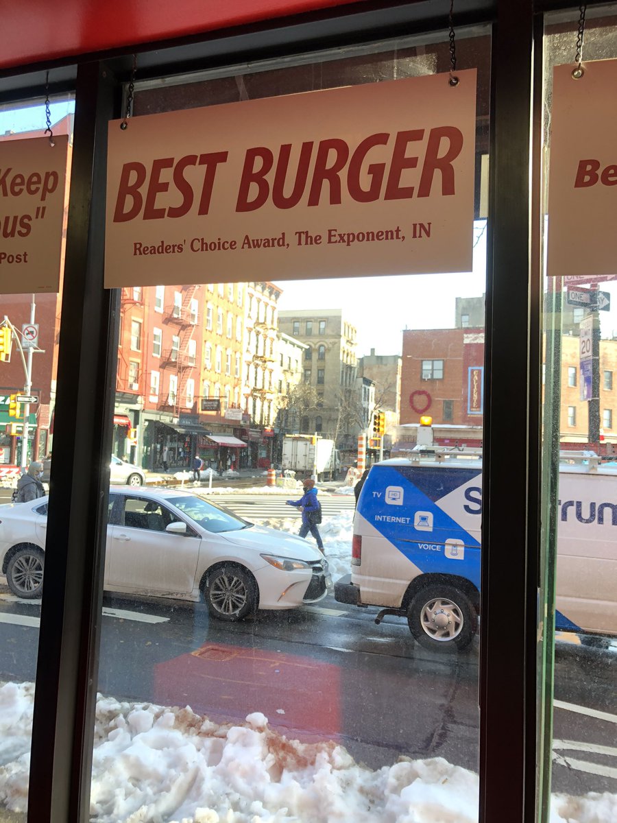 Here I am in NYC getting lunch and I see <a href="/purdueexponent/">Purdue Exponent</a> cited in the window. #BoilerUp <a href="/LifeAtPurdue/">Purdue University</a> <a href="/nycPurdue/">Purdue NYC</a> <a href="/PurdueAlumni/">Purdue Alumni</a>