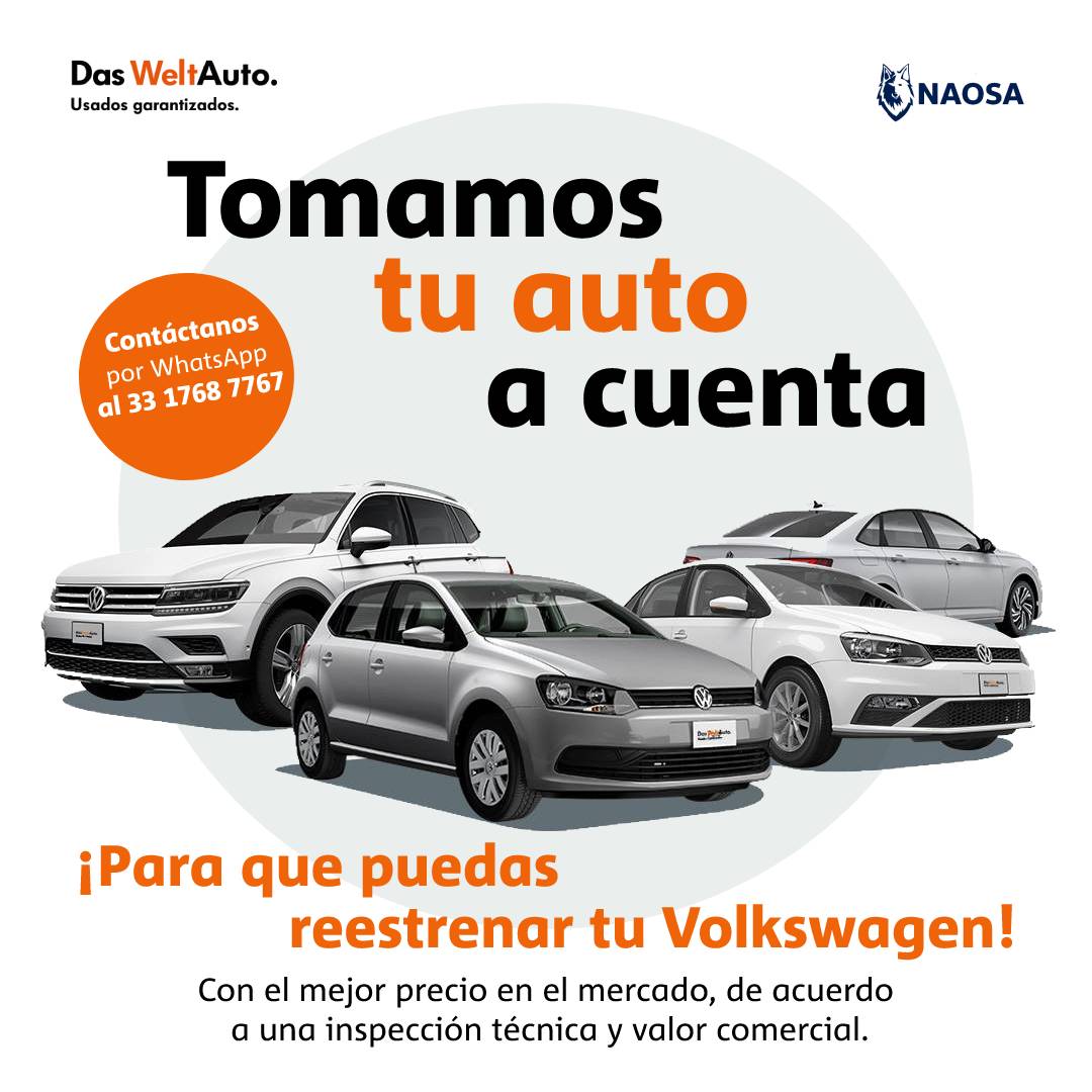 Tomamos tu auto a cuenta ¡Para que puedas reestrenar un Volkswagen!🚙🎉 Contáctanos por Whatsapp 👉wa.me/message/W2PP6L…