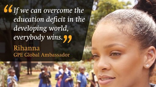 Global Citizen (GC), targeting the youth demographic, works closely w/  #Gates & UN (partnered w/  #WEF) for uptake of  #SDGs. Under guise of poverty, health, education, etc., SDGs are  #EmergingMarkets. Upon GC-CLF partnership in 2016, Rihanna was named the GPE Global Ambassador.