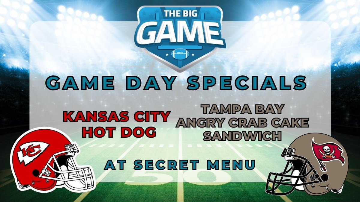 redhawkdining's tweet photo. With the #SuperBowl this weekend The Secret Menu is upping its game! 🏈🏉🏈 

What team or dish do you think will win? 

#SeattleU #HawksUpForksUp https://t.co/9TqDm8457g