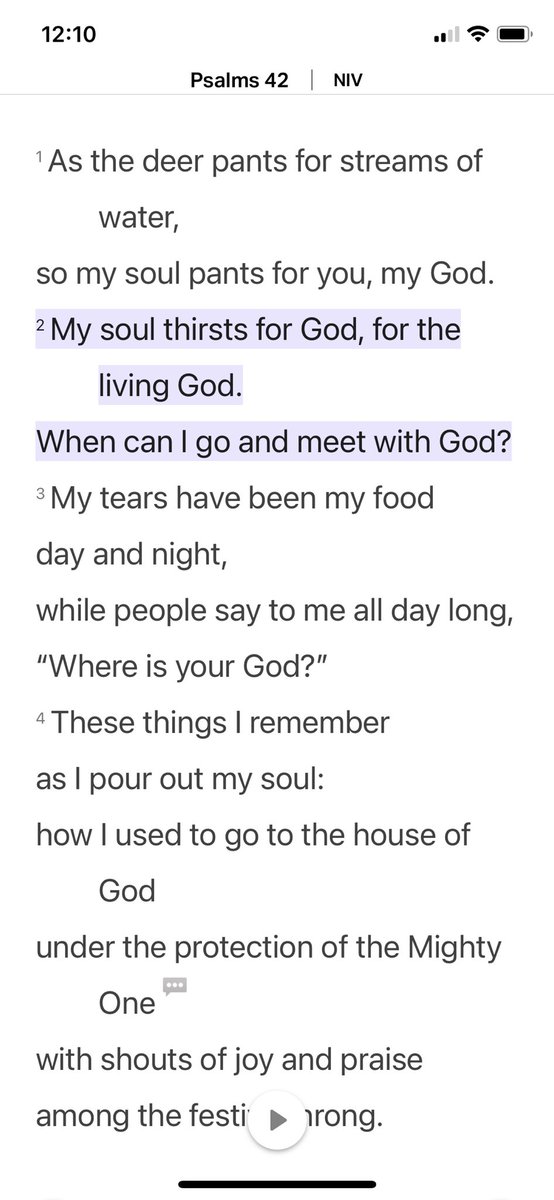 Some scripture to mediate on