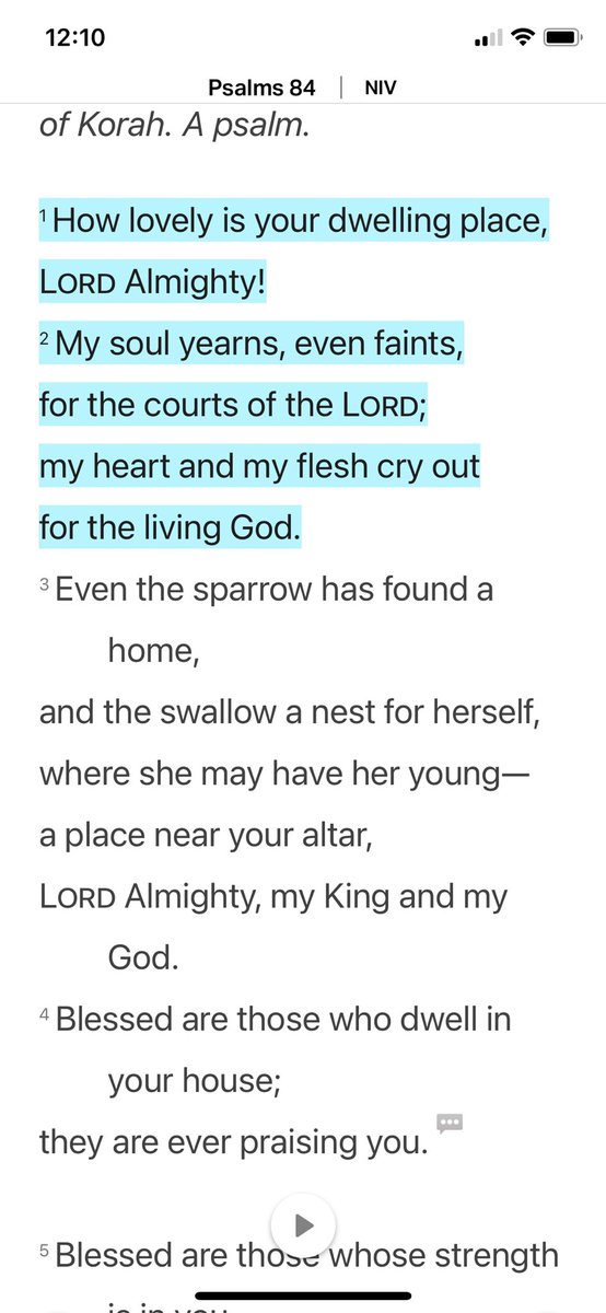 Some scripture to mediate on