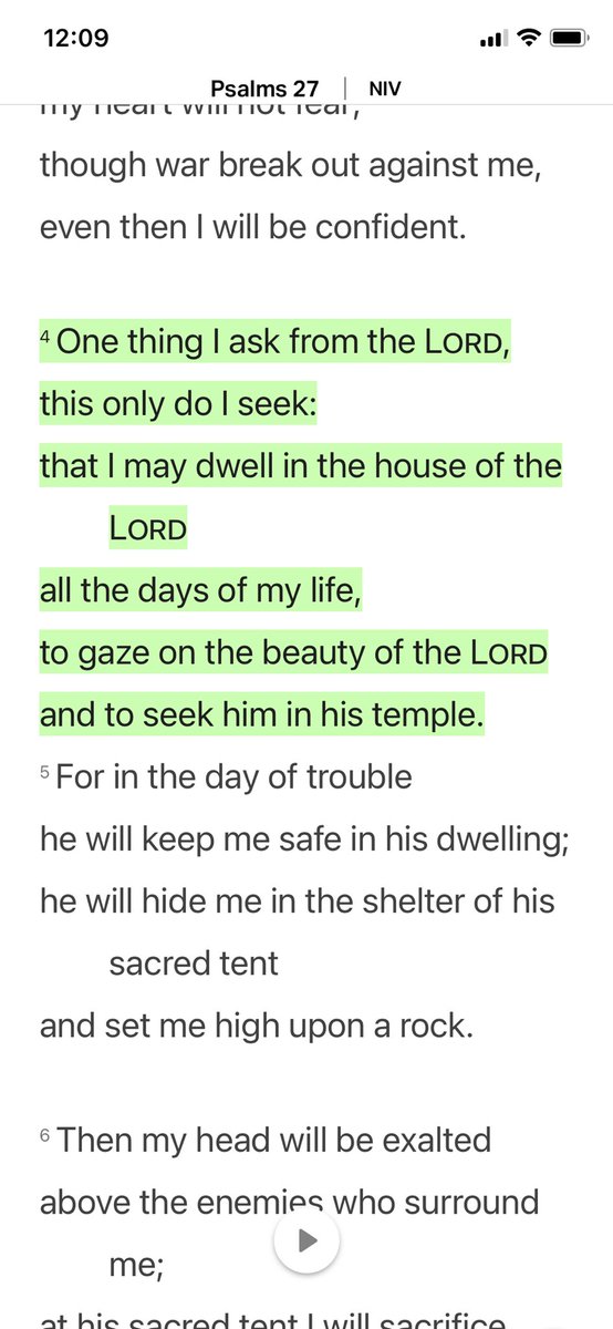 Some scripture to mediate on