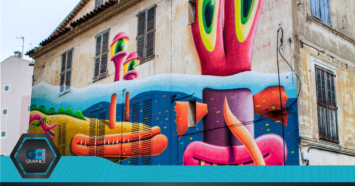 exploringgraphx's tweet image. Vivid colors &amp;amp; characters can TRANSFORM a space. Everything from environmental signage to indoor spaces, GCI has the capabilities to handle your next project! #GCIGraphics #Custom #FunSpaces #ArtworkEverywhere #ElevateYourSpace #FindYourWayGCI bit.ly/2Z9kZF6