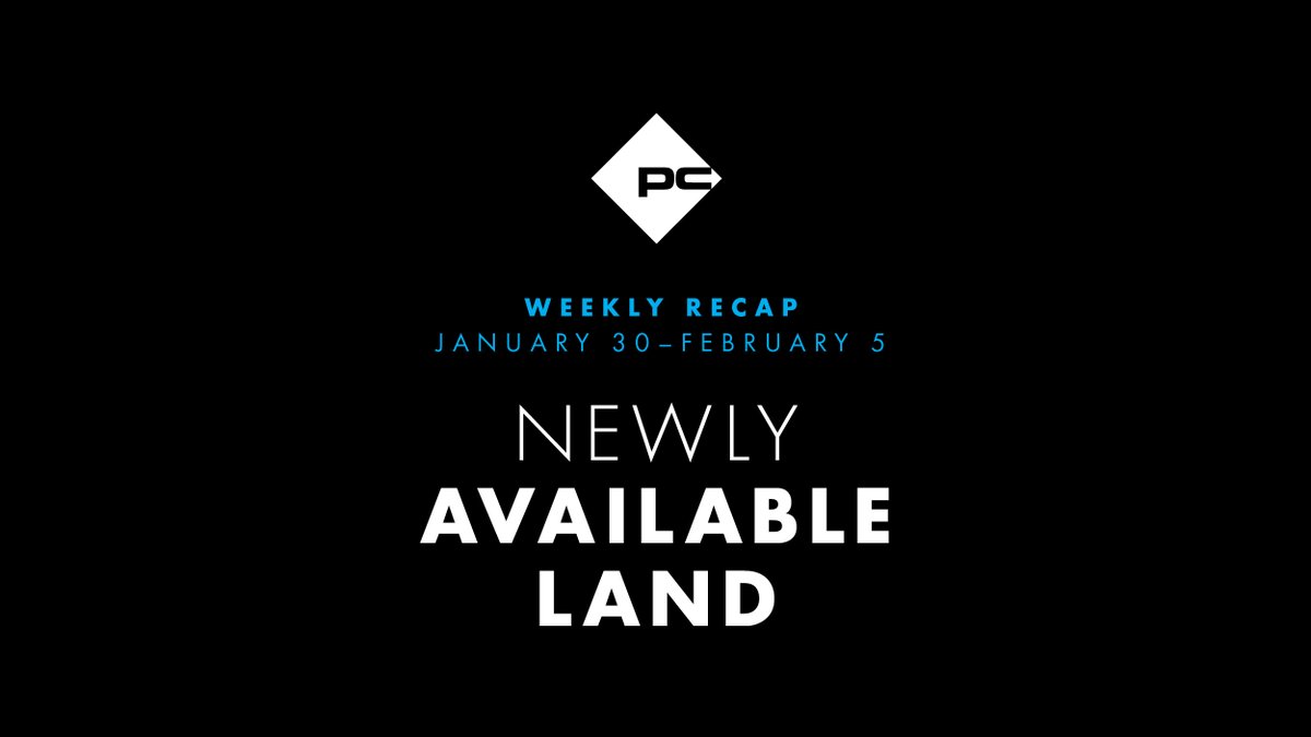 PeoplesCompany's tweet photo. In case you missed it, here is a recap of newly available land this week: https://t.co/cVuaVGfrWR #PeoplesCompany #LandAvailable https://t.co/GX07m3MRjS