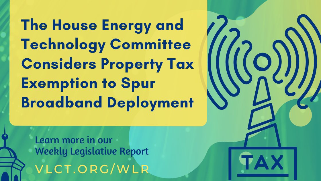 Find out about this and more in our latest Weekly Legislative Report at VLCT.ORG/WLR