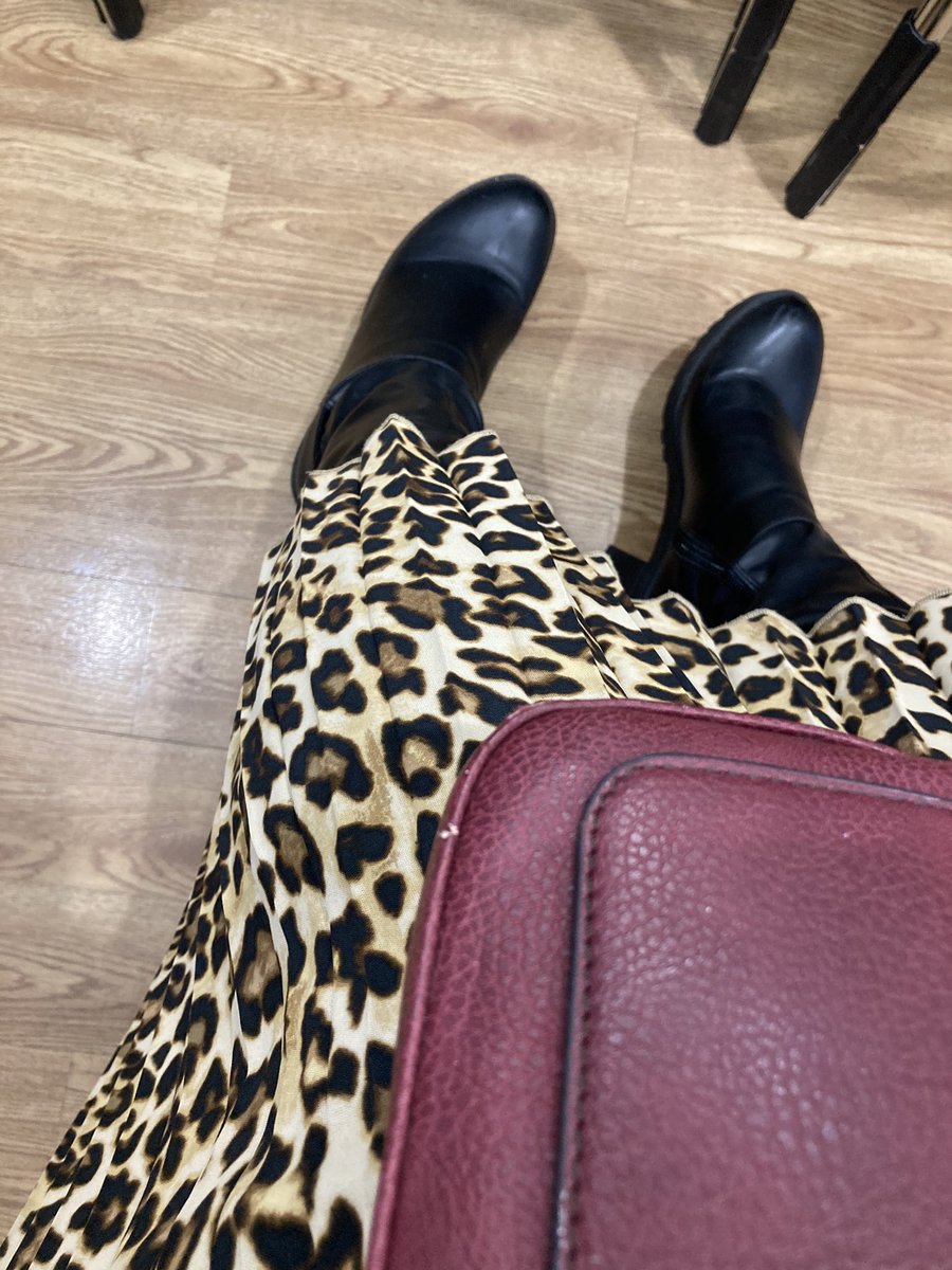 funnypenny's tweet photo. Actually ventured out today for a “date” Bit of make up and actual “proper” clothes. Skirt and long boots - heels!! Remember them. 🧐 Shame my date was a mammogram 😳#over50life https://t.co/c5FhFbry6P