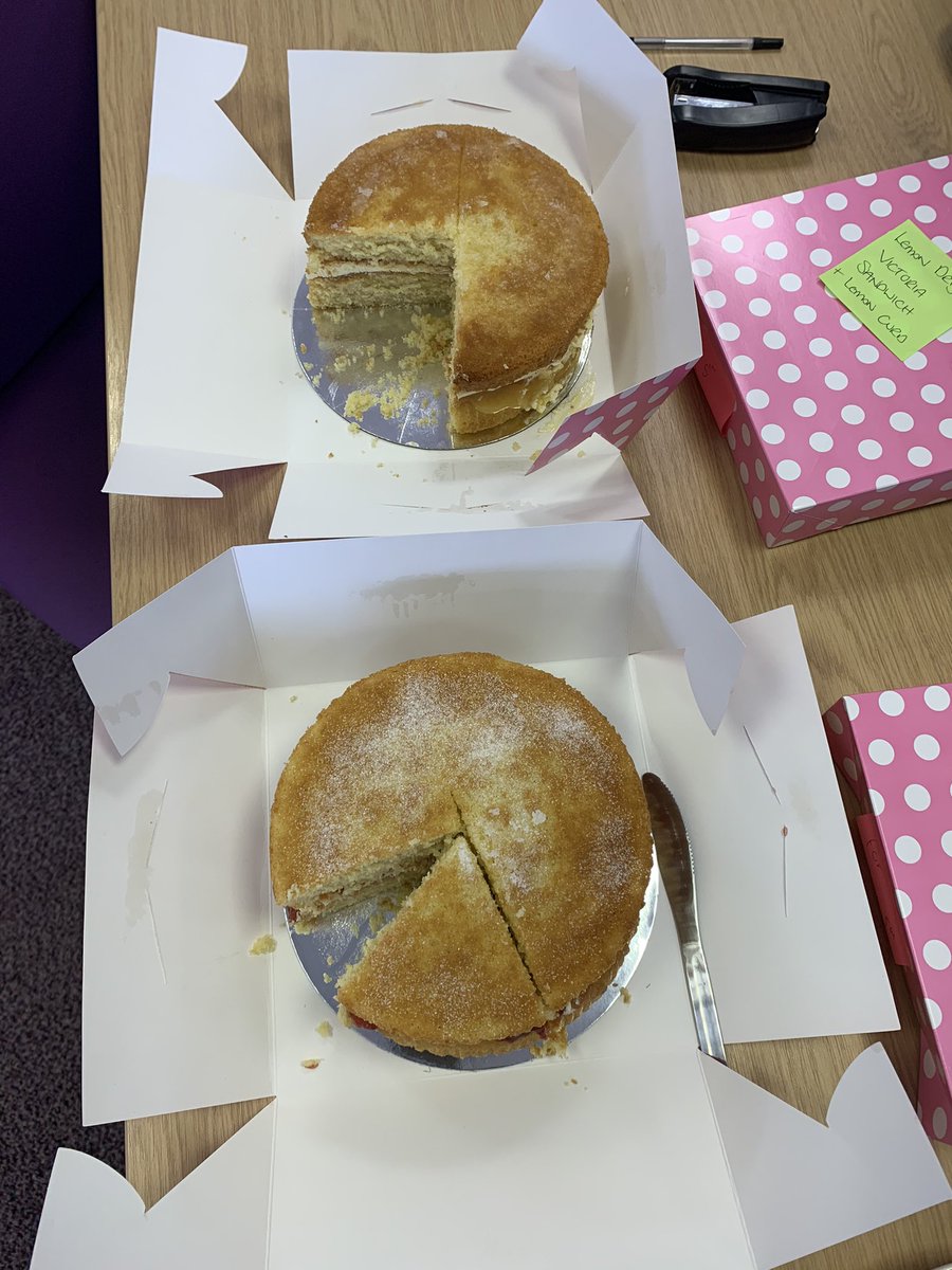 KBsArmy's tweet photo. Not only do I work with the best humans who order in a Friday #cakedate, but it just so happens that itβs our amazing cleaning team who bake the best cakes #blessed #lucky #cakeislife #victoriasponge https://t.co/VP0NoeM2Z7