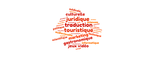 ATLAStraduction's tweet photo. Notre diversité fait notre force! Voici un nuage de mots des domaines auxquels s'intéressent les étudiantes et étudiants d'ATLAS. 

https://t.co/VCS2F54hct https://t.co/ts46jtL4Am