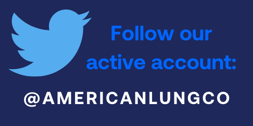 Have you heard? We're moving Twitter accounts! Be sure to follow us at 
@AmericanLungCO
 to stay up-to-date on all of our events, programs, initiatives, and more.