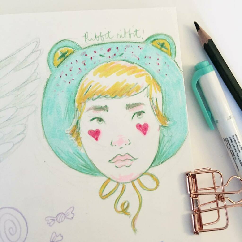 I’m all about fancy hats lately, and I couldn’t resist a frog hat for the @kimberlistudio #ksfrogfriday today. 🐸
.
.
.
.
.
.
.
#Creativeprocess #sketchbookpro #sketchbooks #sketchbookart #sketchartist #sketchbookdrawing #sketchbookpage #sketchbookart… instagr.am/p/CK7HL7-BPEk/
