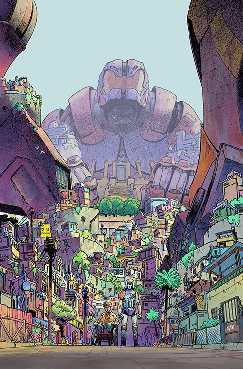 A thread of initial sketches and finished work...Giga #1