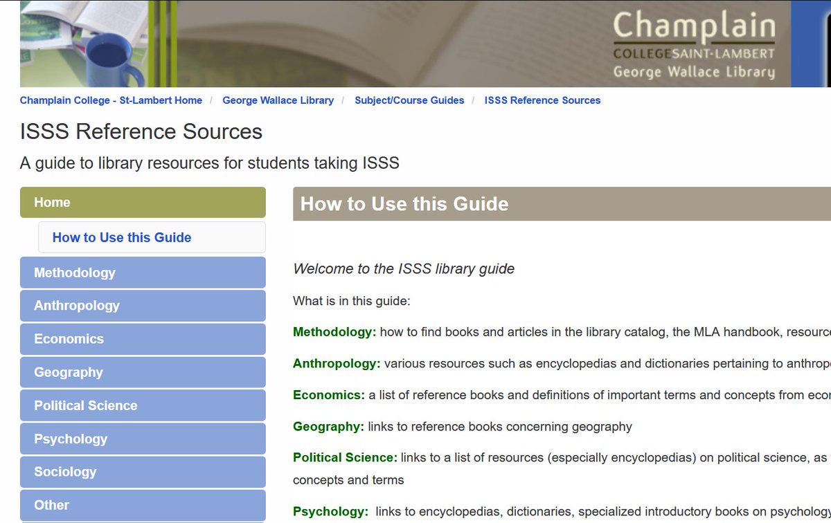 champlibrary's tweet image. #DYK about the ISSS Reference Sources guide?
libraryguides.champlainonline.com/ISSS_G
Mostly print sources and some online sources too!
Questions? Ask Us!
.
.
.
#ISSS #referencesources