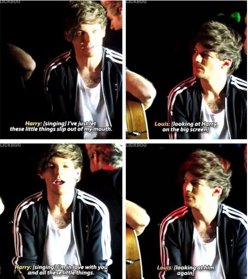 24. Louis singing along as well ♡