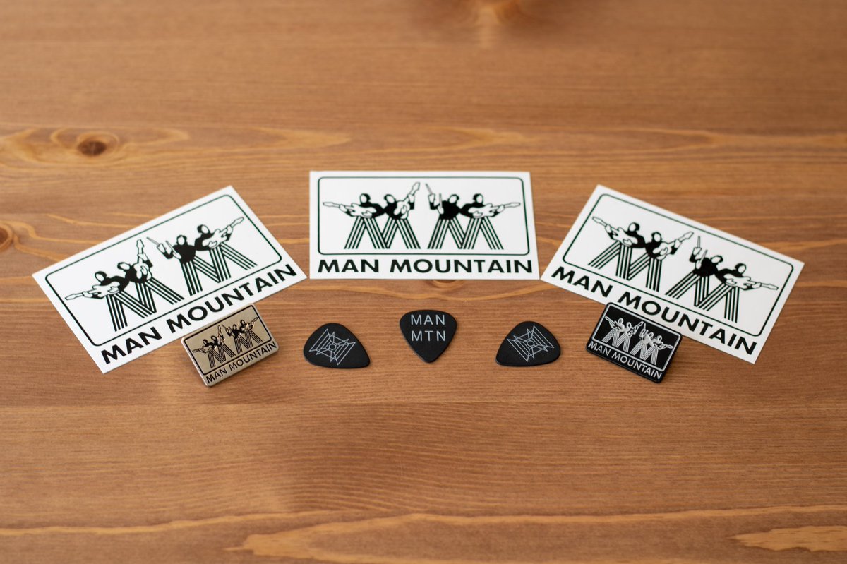 Today is New Merch Friday! We've been sitting on this design for a while, and our fellow gear nerds should instantly recognize this tribute to the legendary Music Man amps. We only have 50 of each color pin, so get em while you can!🤘

manmountain.bandcamp.com/merch