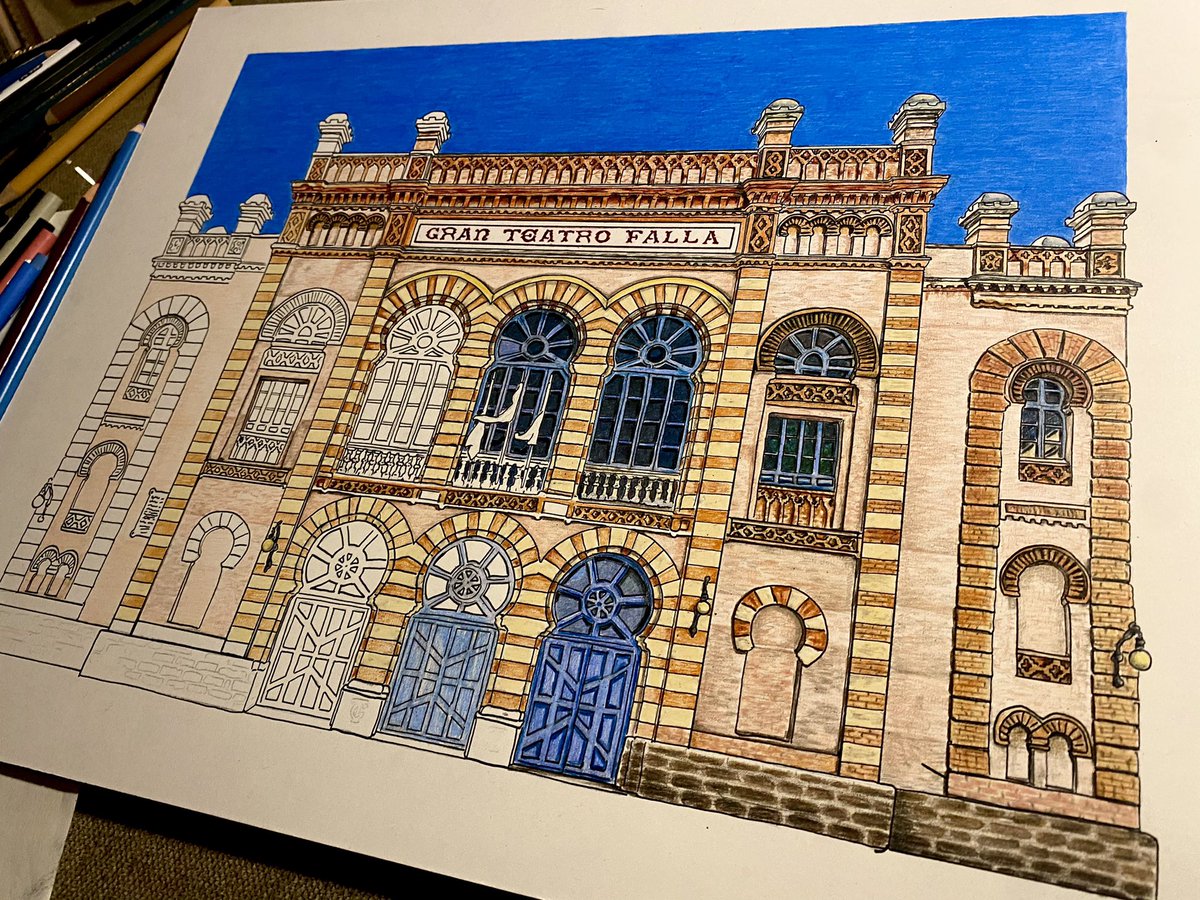 Color en proceso del “Gran Teatro Falla “...