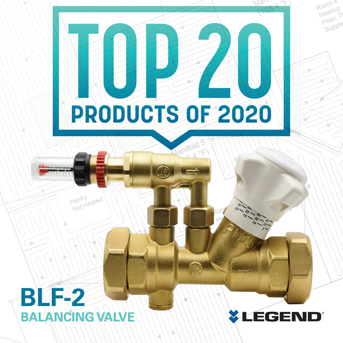 LegendValve's tweet photo. Our BLF-2 Balancing Valve was named one of Plumbing &amp; Mechanical's Top 20 Products of 2020! Click the link to read more in the latest issue of their online publication: https://t.co/TM5AbMUTs3 https://t.co/Uyo2jRH5zE